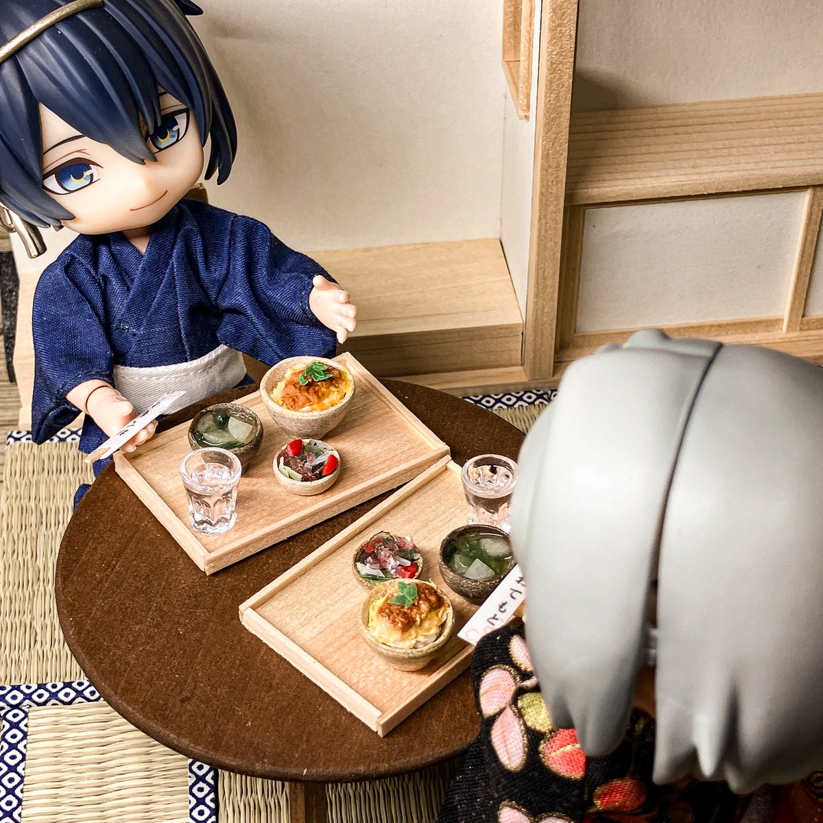 #うちのこごはん

新作はカツ丼定食です！

ちゃっかり並盛と大盛つくてみました！笑

献立紹介と栄養バランスのポイント紹介はまた近日投稿します👩‍🍳