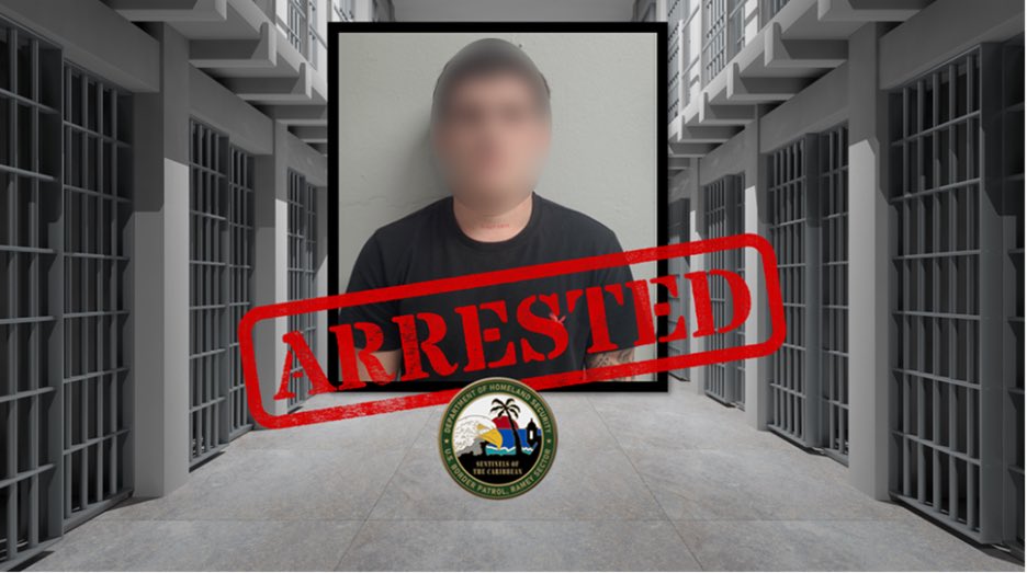 USBPChiefRMY's tweet photo. Ramey Sector #USBP agents assisted in the apprehension of a U.S. citizen wanted for violations of conditional parole related to federal charges for drugs trafficking and Transporting Illegal Aliens.  
  
The subject was arrested and turned over to the U.S. Marshals Service. https://t.co/b25hCXayXv