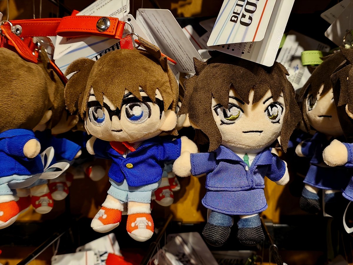 名探偵コナンのぬいぐるみキーチェーン👓🎀 コナンくん・世良ちゃん