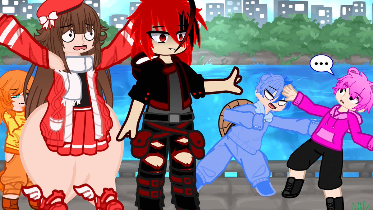 SofiSofterX's tweet photo. Pokemon (Sofie y Discord): 2/?

Durante el viaje con @discord569672, pasamos cerca a un puente donde al lado justo salio un Slowpoke...

#gachanebula #gacha #GachaClub #Pokemon #romantic #slowpoke #charmander #Squirtle https://t.co/tMwCzCmVib