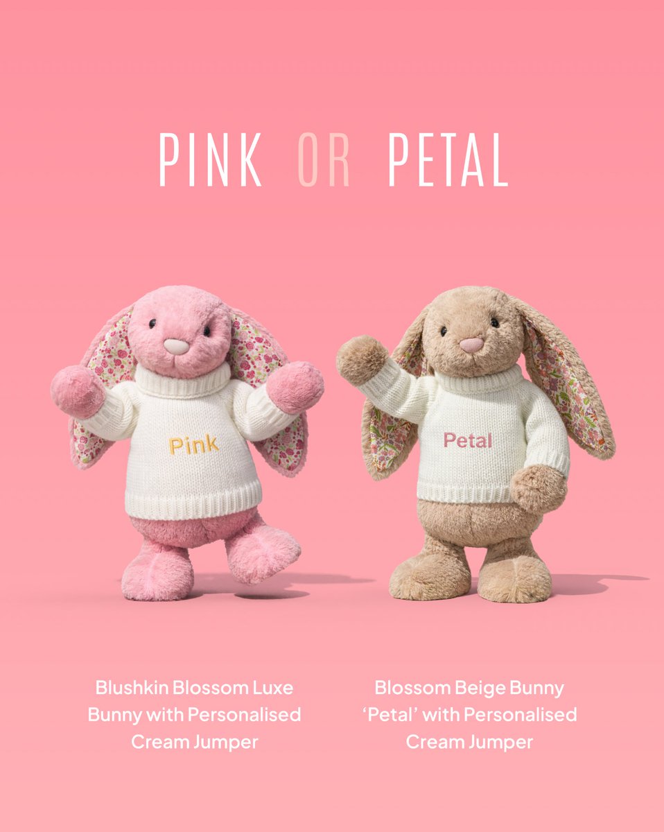 jellycatlondon's tweet photo. Who are your favourites?🌸💙

#jellycat #sharingjoy #jellycatcollection https://t.co/OgexHcQGwb