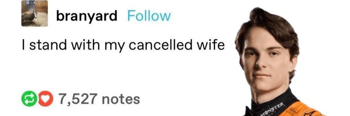 todavía no veo el documental, sea lo que sea, pase lo que pase, yo daría mi vida por oscar piastri