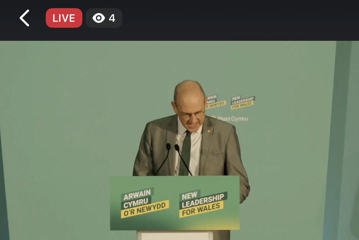 Incredible viewing figure for Plaid Cymru’s conference.

Really competing with the mass rallies who gathered for the Welsh Conservatives in Llandudno.