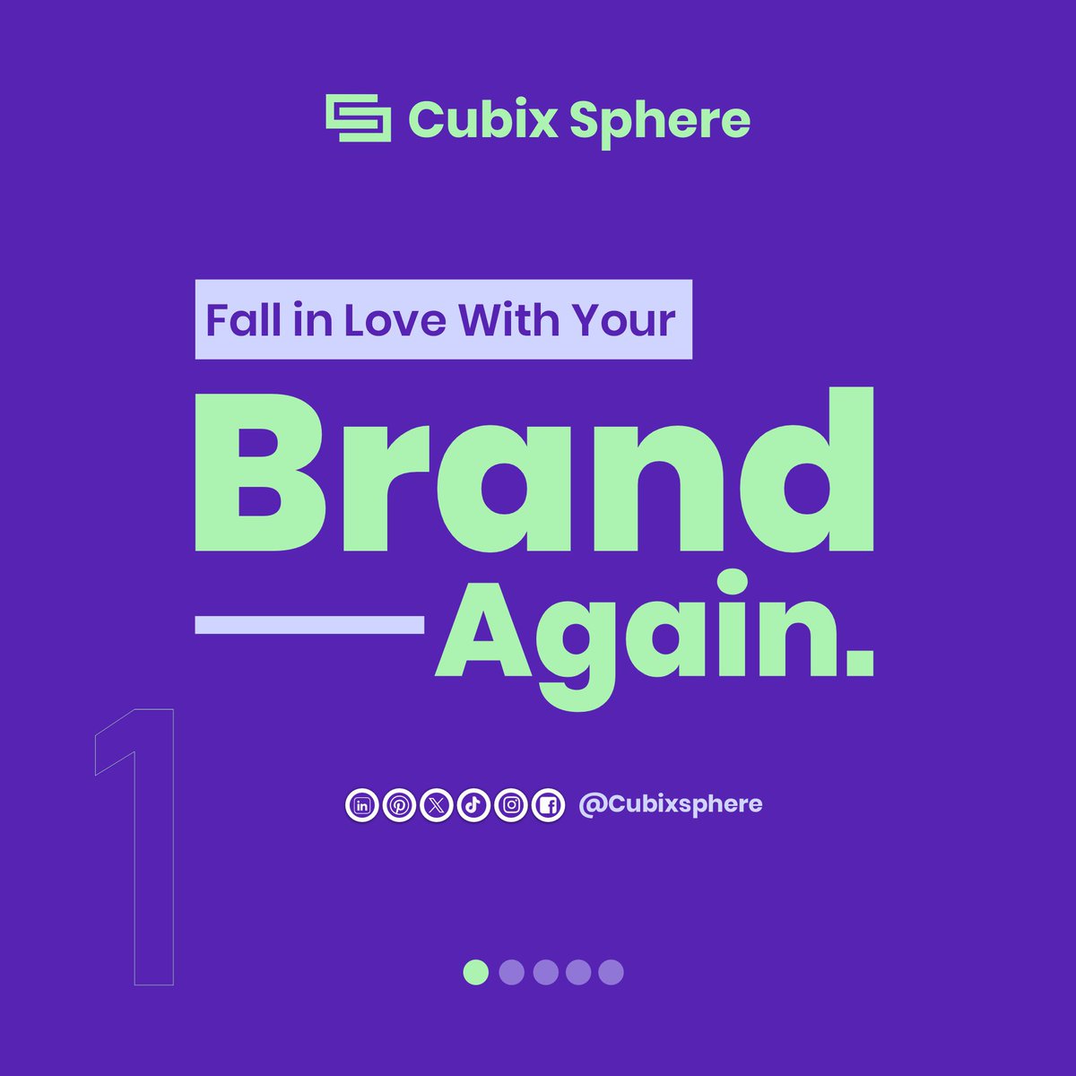 cubixsphere's tweet photo. ✨ Fall in love with your brand again.
Because great brands don’t happen by chance — they’re designed. 💚💜

Happy Friday from Cubix Sphere 🚀
Let’s make your brand unforgettable.

#HappyFriday #CubixSphere #BrandDesign #BrandingAgency #DigitalMarketing #CreativeStudio #LoveYour https://t.co/cdLgX3bisE
