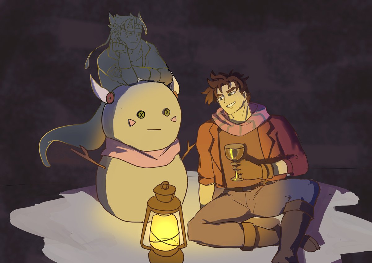 Chiu0620's tweet photo. 〔JOJO〕塗鴉 
#シーザー追悼式2026 #caejose 
☃️ https://t.co/Rc2m0aSzRq