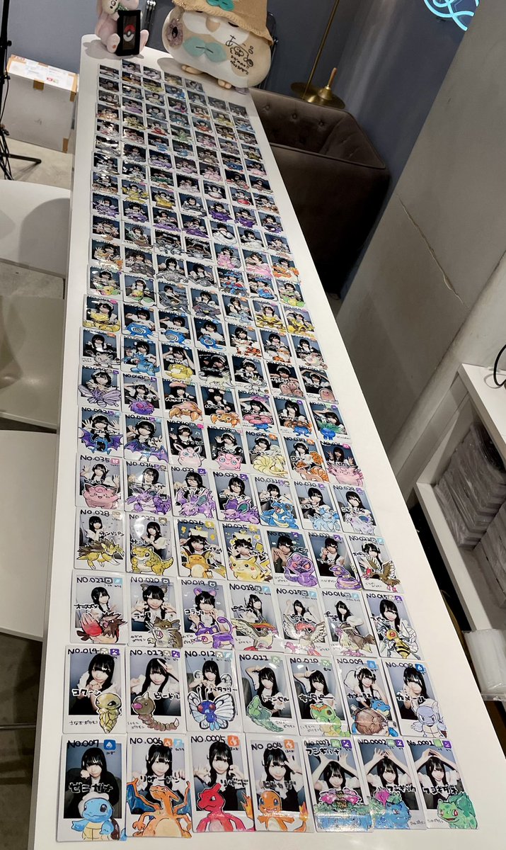 カントー図鑑のポケモン151匹描かせていただきました！ありがとうご