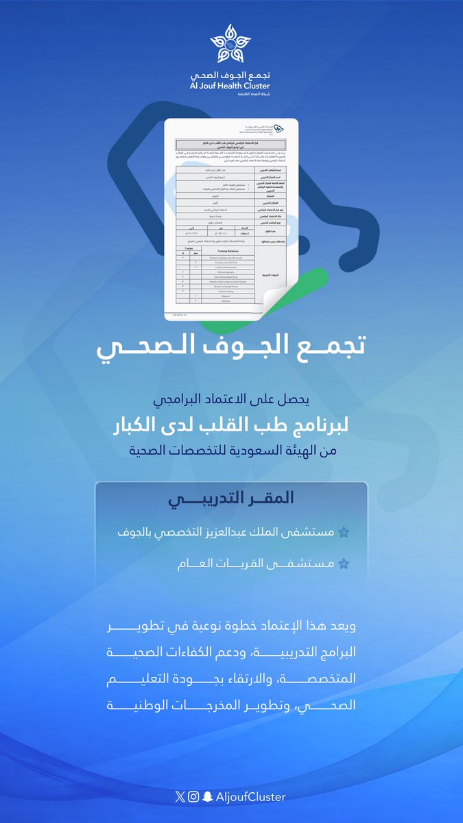 تجمع الجوف الصحي tweet media