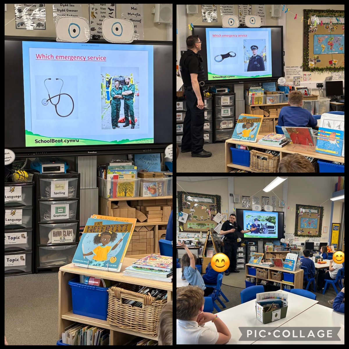 rhosstreet's tweet photo. Year 1 & 2 each enjoyed informative sessions with our police liaison officer, PC Craig this morning learning about what emergency means, who can help in an emergency, all the different ways emergency services can help, and what to do in an emergency. 👮♀️ #RSSwb #RSScfw https://t.co/3L2UIlwRFN
