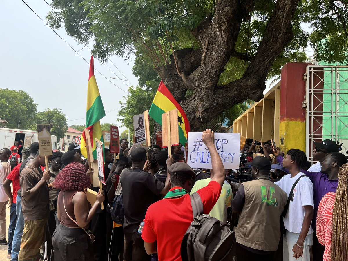 Currently at the ministry on interior
#StopGalamseyNow