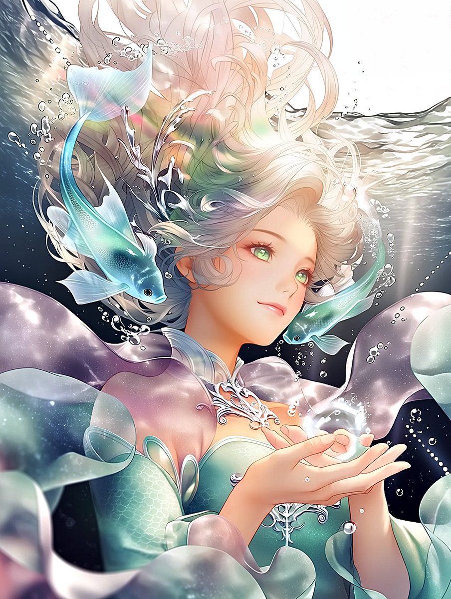 AI擬人化十二星座 明日で二月も終わりですね（早いです💦） うお座