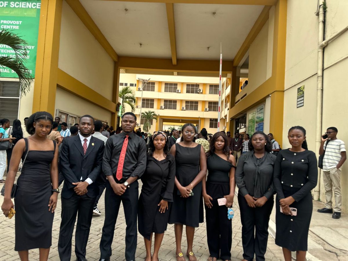 thescisaknust's tweet photo. In loving memory of Miss Joana Yabani Deladem, the KNUST Science Students Association(SCISA) dedicates today to mourn, wearing black, honoring her soul, missed deeply.💔🕊️

#ThisIsSCISA    #KNUST https://t.co/7gjGBael02