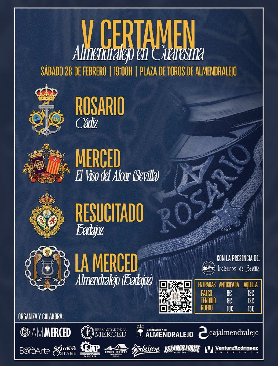 𝐄𝐥 𝐩𝐫ó𝐱𝐢𝐦𝐨 𝟐𝟖 𝐝𝐞 𝐟𝐞𝐛𝐫𝐞𝐫𝐨, 𝐃í𝐚 𝐝𝐞 𝐀𝐧𝐝𝐚𝐥𝐮𝐜í𝐚, 𝐚𝐜𝐭𝐮𝐚𝐫𝐞𝐦𝐨𝐬 𝐞𝐧 𝐀𝐥𝐦𝐞𝐧𝐝𝐫𝐚𝐥𝐞𝐣𝐨 (𝐁𝐚𝐝𝐚𝐣𝐨𝐳) 𝐞𝐧 𝐞𝐥 𝐕 𝐂𝐞𝐫𝐭𝐚𝐦𝐞𝐧 “𝐀𝐥𝐦𝐞𝐧𝐝𝐫𝐚𝐥𝐞𝐣𝐨 𝐞𝐧 𝐂𝐮𝐚𝐫𝐞𝐬𝐦𝐚”.

#atumerced 💜