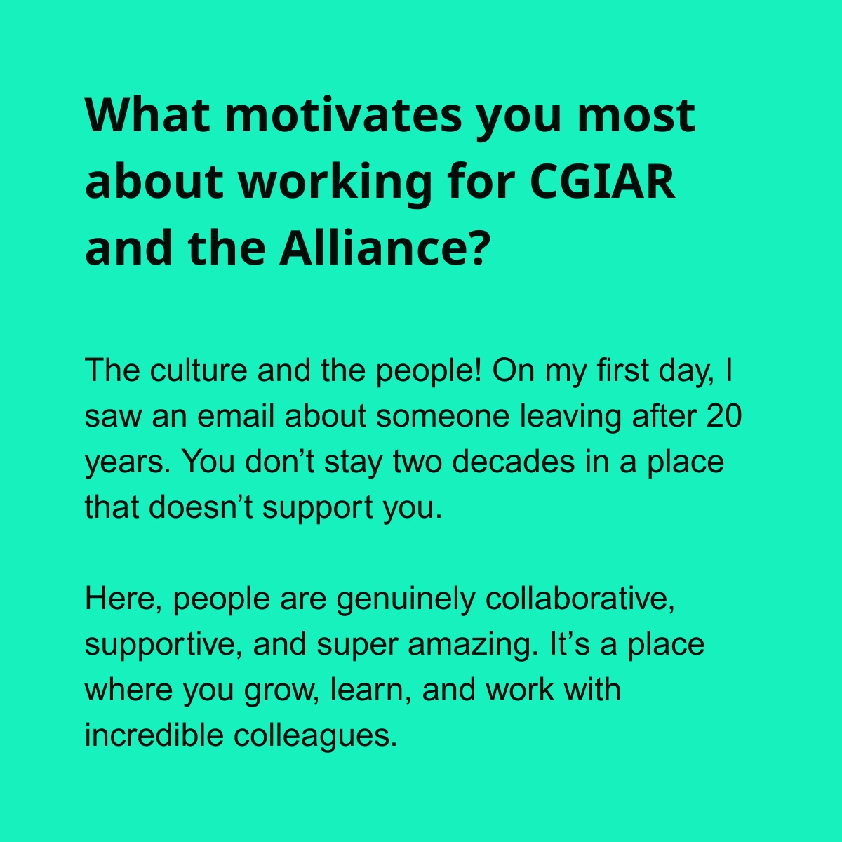CGIAR's tweet photo. Connecting people and knowledge across a global research network 🌍
At the Alliance for Bioversity & CIAT in Nairobi, Timothy Gichia links expertise across teams, sparking collaboration across CGIAR.
“My role isn’t to break silos, but to link them.”
#CGIAR #ScienceAndResearch https://t.co/YOJHZRtxJp