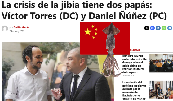 Cuándo desaparezca la jibia y con ellas múltiples especies marinas por los daños colaterales...Ya saben a quien putear.

Se los presento, se llaman Daniel Nuñes y Victor Torres.