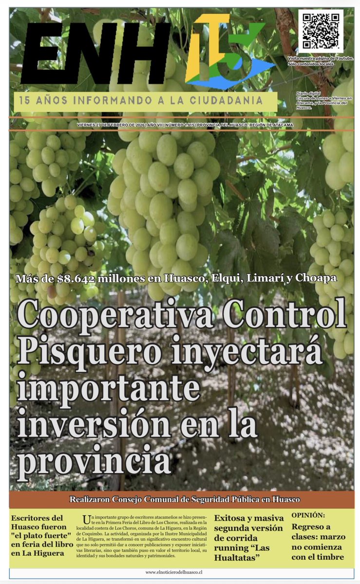 NOTICIERO DEL HUASCO tweet media