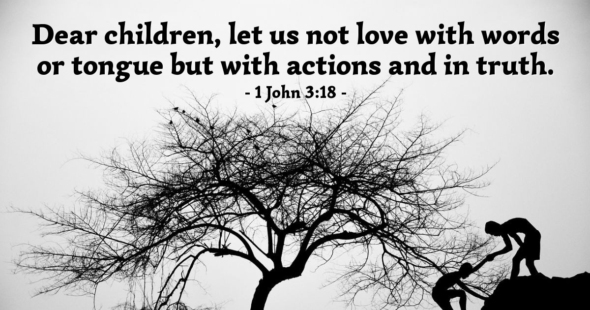 VerseOfTheDay's tweet photo. Verse of the Day - 1 John 3:18 https://t.co/OQueJYQy88 https://t.co/Xsy7aNZMlO