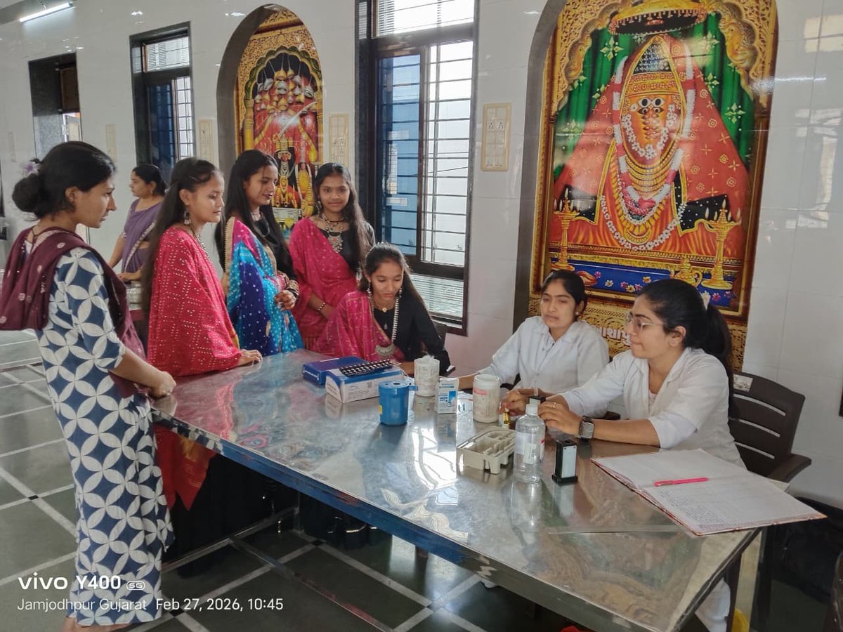 ICDSJamnagar's tweet photo. પૂર્ણા યોજના અંતર્ગત કિશોરી મેળાનું આયોજન આઇસીડીએસ જિ.પં.જામનગર દ્વારા આયોજિત જામજોધપુર તાલુકા ખાતે કિશોરીઓ માટે માર્ગદર્શન સેમિનાર, hb તપાસ, વાનગી સ્પર્ધા,hb અપગ્રેડ થયેલ, શાળા પુનઃ પ્રવેશ પામેલ કિશોરીને પ્રોત્સાહિત કરવામાં આવેલ. https://t.co/K3egz10COr