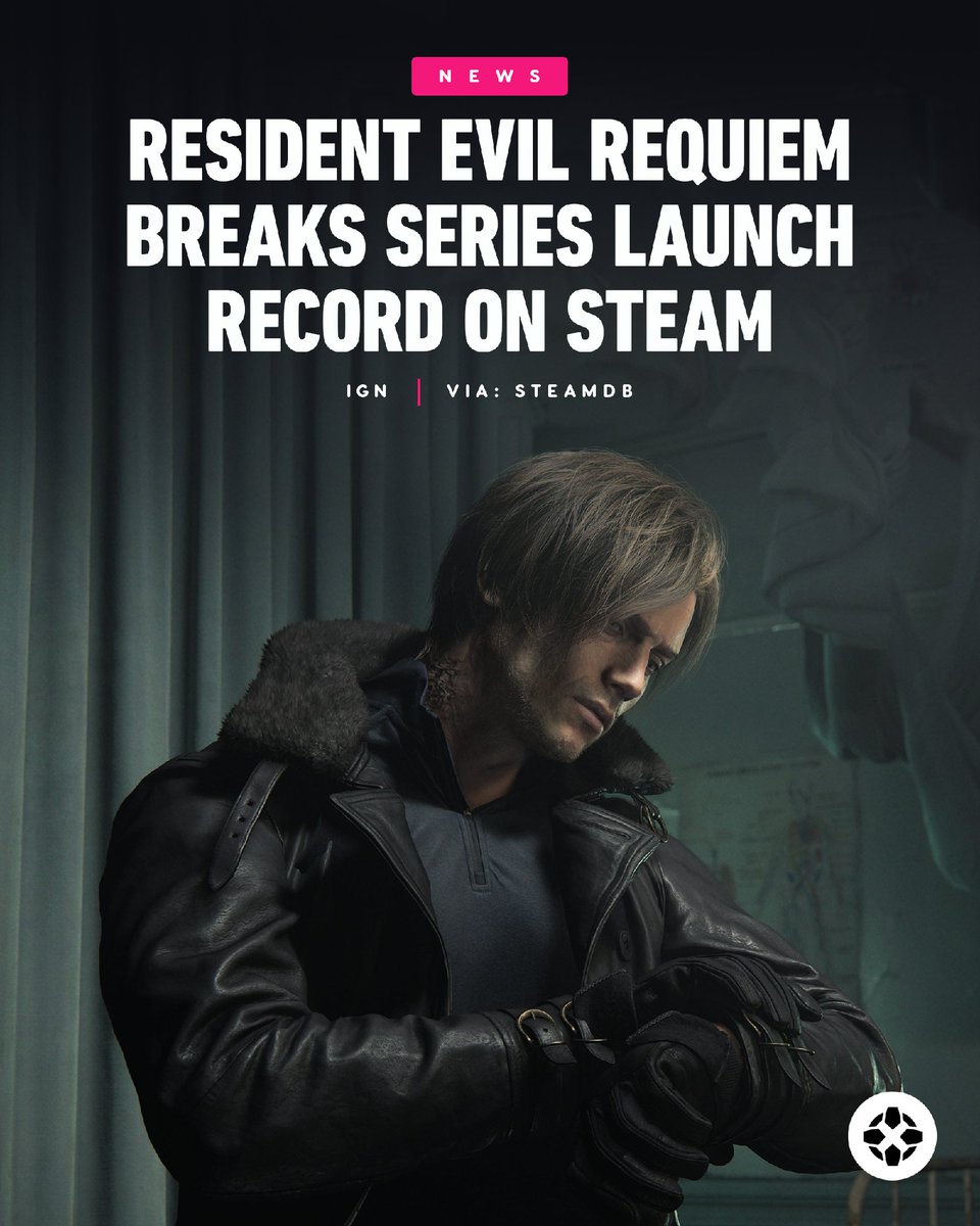 Shortly after launch a peak of 267,509 users were playing Resident Evil Requiem concurrently, making it now the series' biggest launch to date on Steam. bit.ly/46uaobx