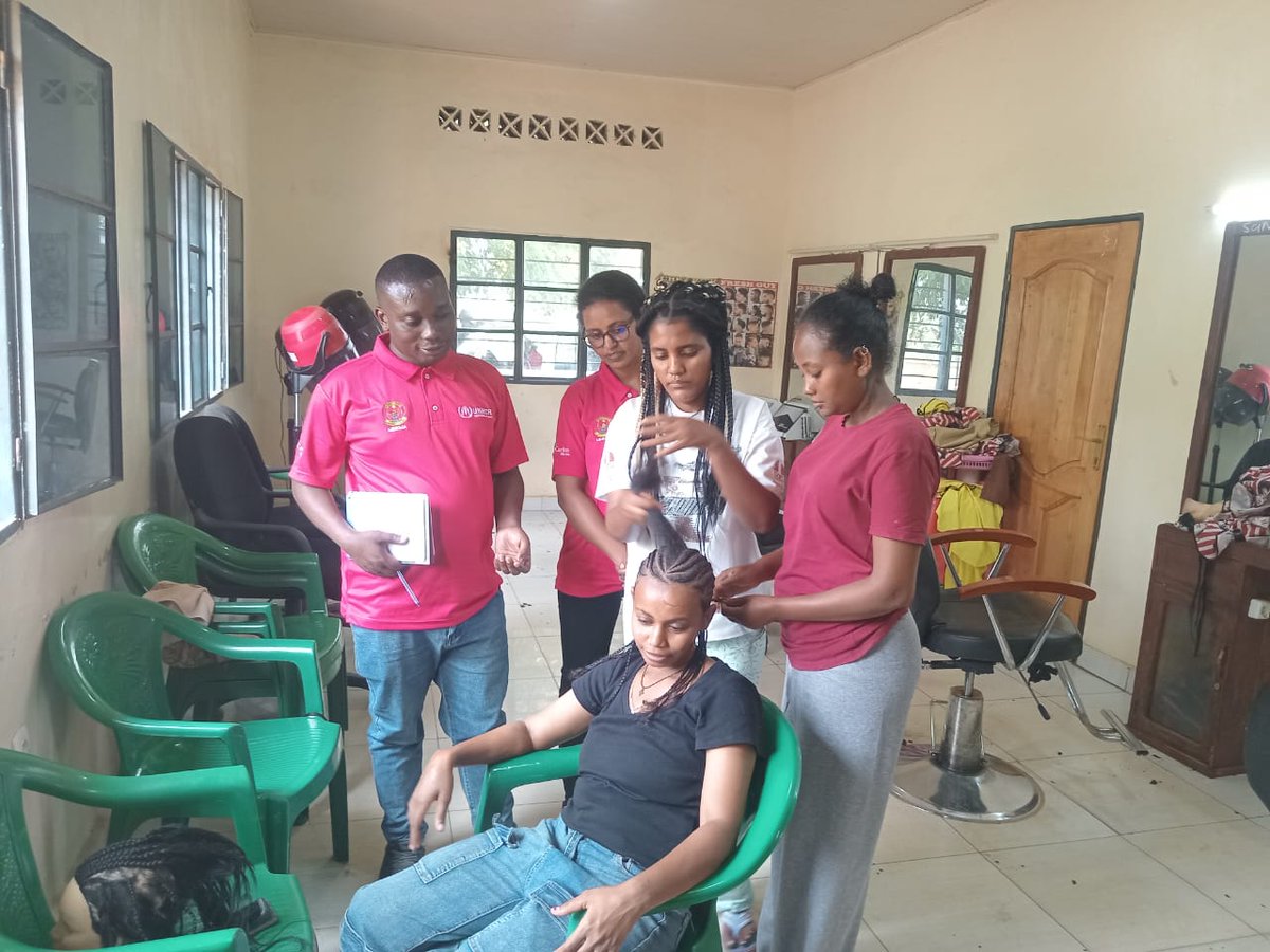 CaritasRwanda's tweet photo. From January 2026, @CaritasRwanda began implementing Livelihoods & Adult Education activities at #ETMGashora under the #PATHSProject. Through this initiative, 159 evacuees from #Libya & 95 members of the host community are receiving vocational & skills-based training. Detais:๐ https://t.co/iz4Tem7uM0