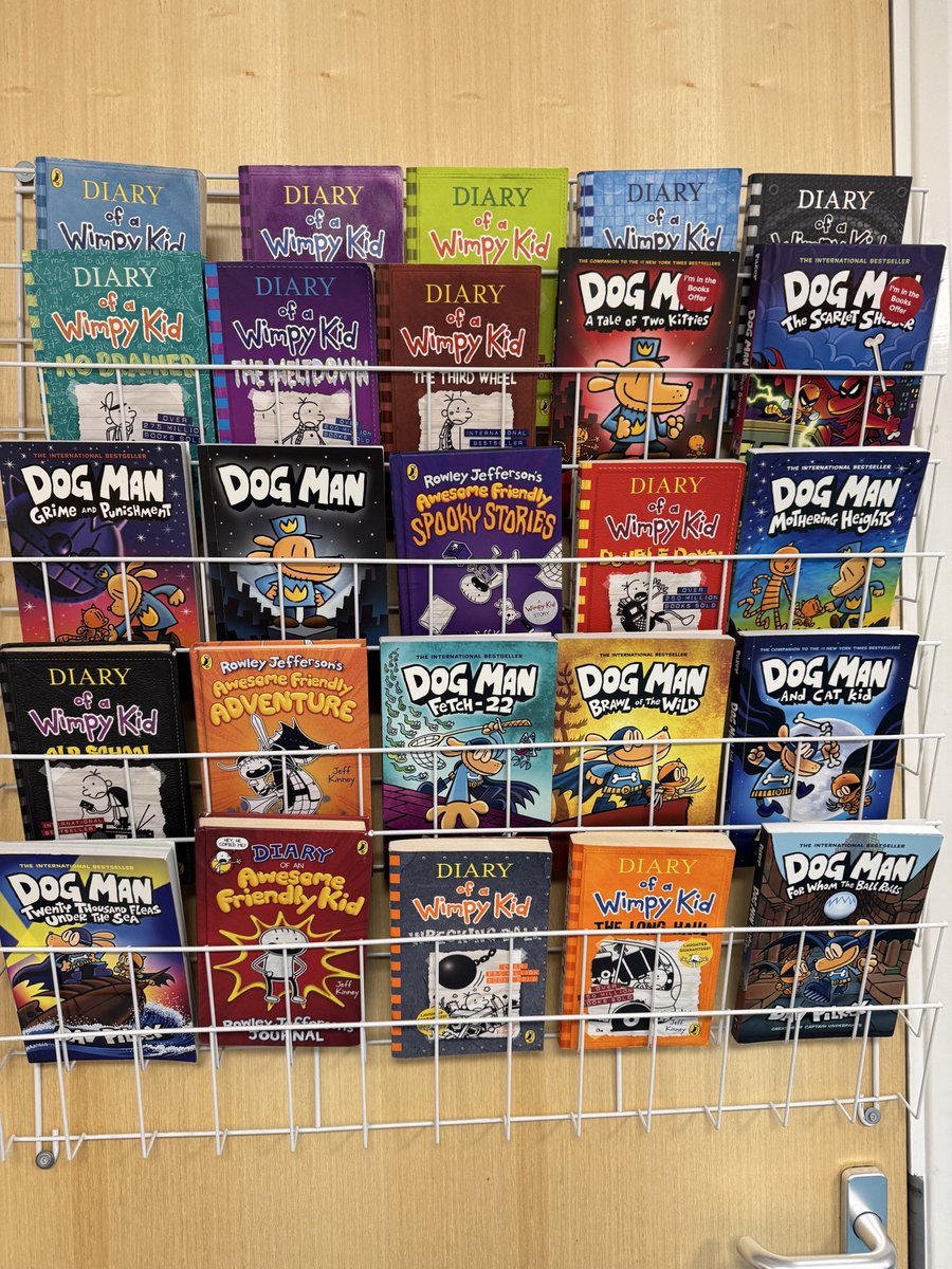 KS2 are big fans of Dogman and Diary of a Wimpy Kid as their library read. Unfortunately, ours are looking very dog eared due to the amount of reading… 

Thank you to Noah in Y4 for donating all of the books that he no longer wanted at home to stock our library back up. 😀📚