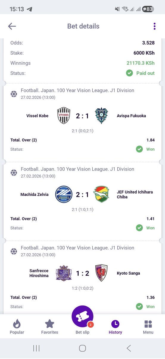 BOOOM🥳🥳🥳💥🥳3 ODDS💥
Register here helabet👉🏾
Promocode TEMPO 
REGISTRATION HERE: cutt.ly/jrcsWijd
APP LINK: cutt.ly/nrcsEsXh