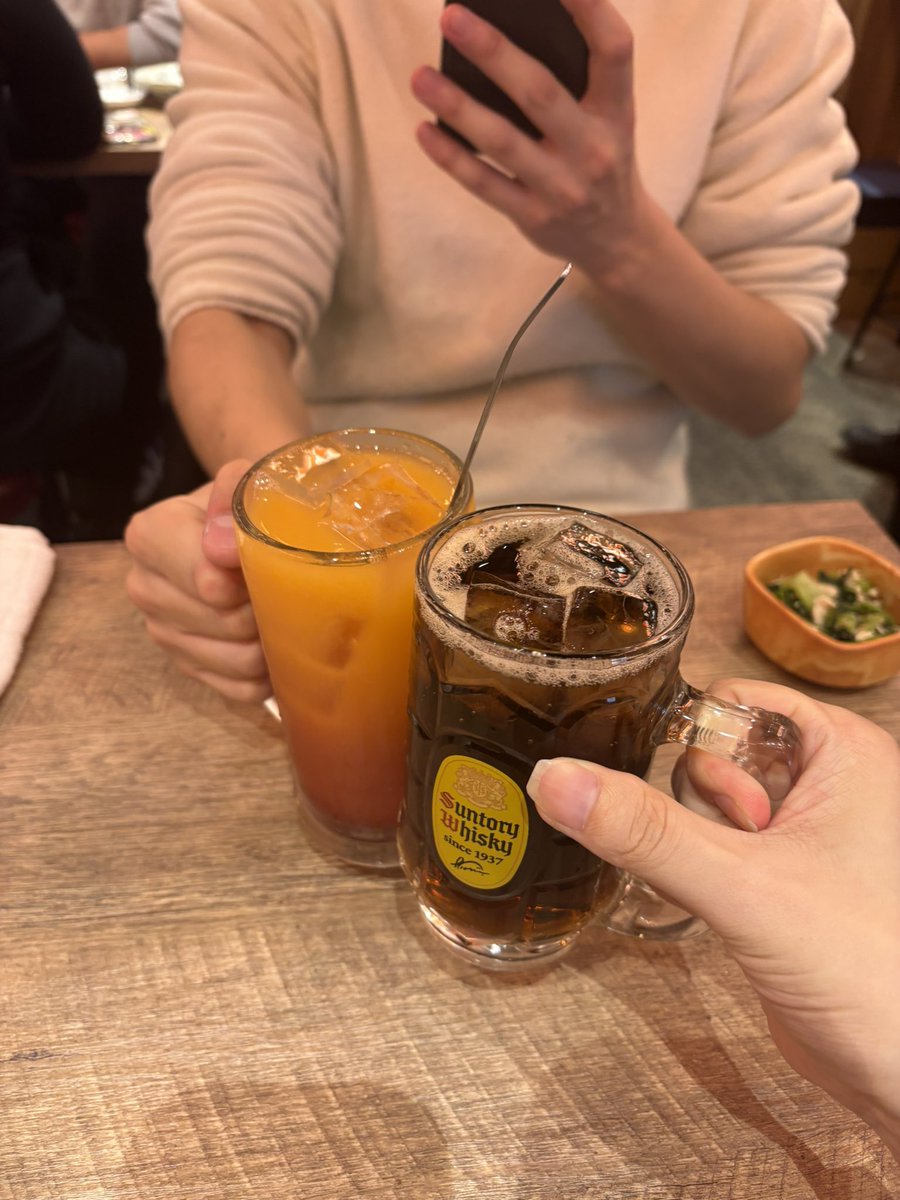 mattya2nd's tweet photo. 社会人になったecoさんと飲みに来た！ https://t.co/wMx1TjoPWn