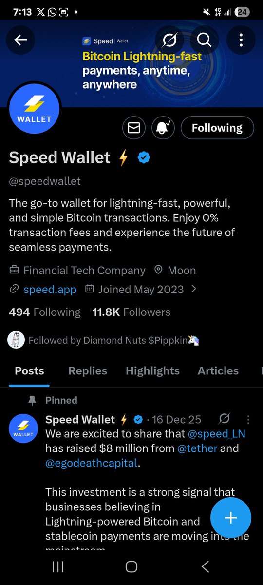 Nitsuj106583's tweet photo. @speedwallet "Get in where you fit in, the future is here..."
@cryptoweb2026
@cryptofergani
@michael_floatin
#speedwallet #weekendgiveaway #bitcoin #earnbitcoin https://t.co/liqvK1s5BJ