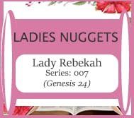 facebook.com/share/1JWxSANo…

#LadiesNuggets
#studyonladyRebekah
#series007
#LadiesafterGodsownheart
#ladiesofRoyalty
#Psthelen.