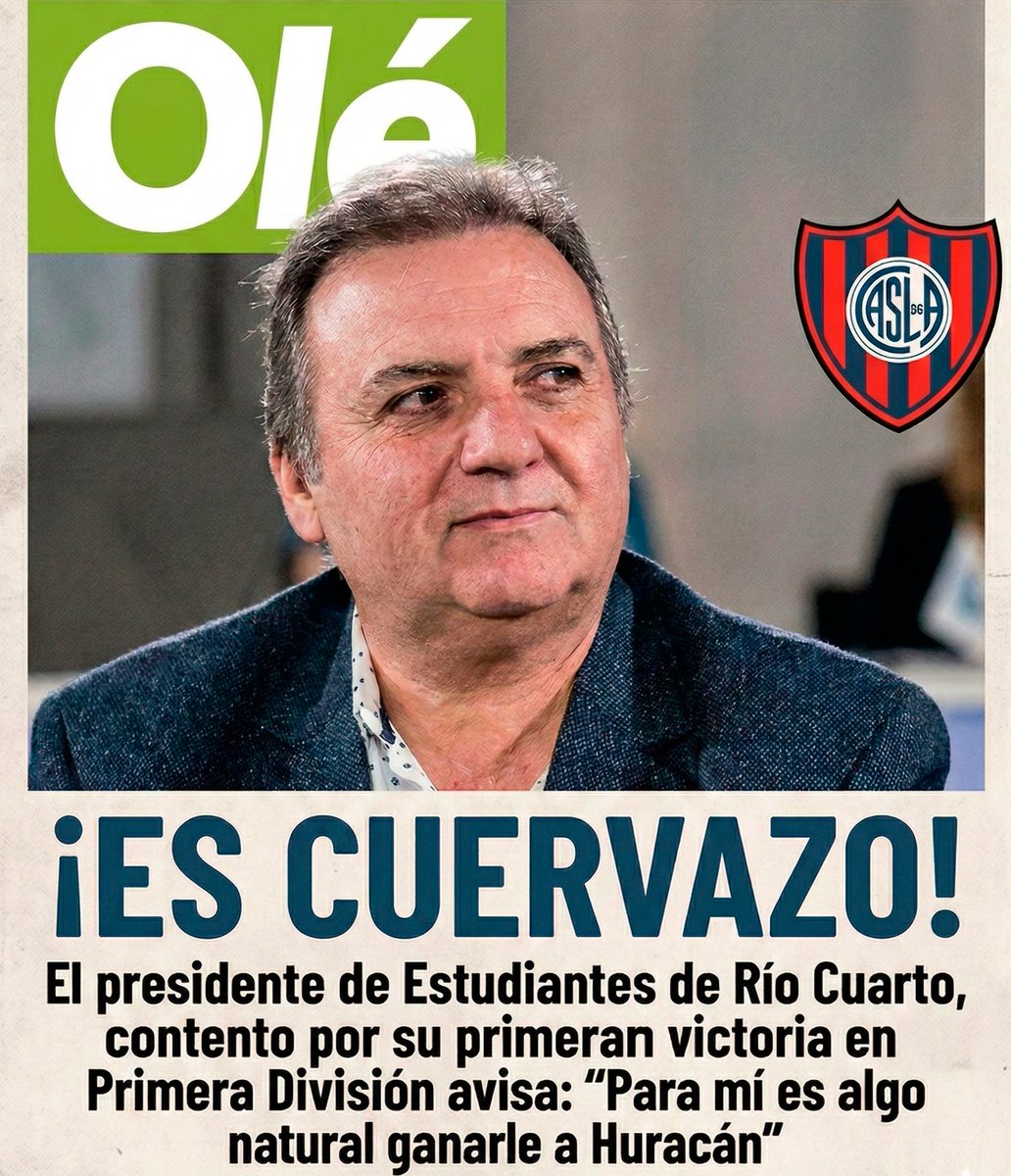 Alicio Dagatti se levantó con ganas de mear quemeros.