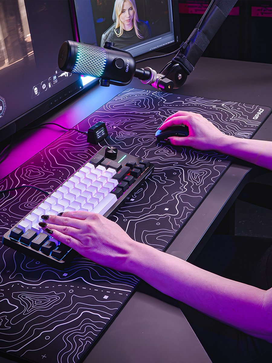 QPADOfficial's tweet photo. Big mousepad energy 🔥
The EDGE XXL Wide Mousepad delivers a smooth performance surface and a firm anti-slip base, giving you stable, consistent control across your entire desk. #qpad https://t.co/pJbbsx5Ltq