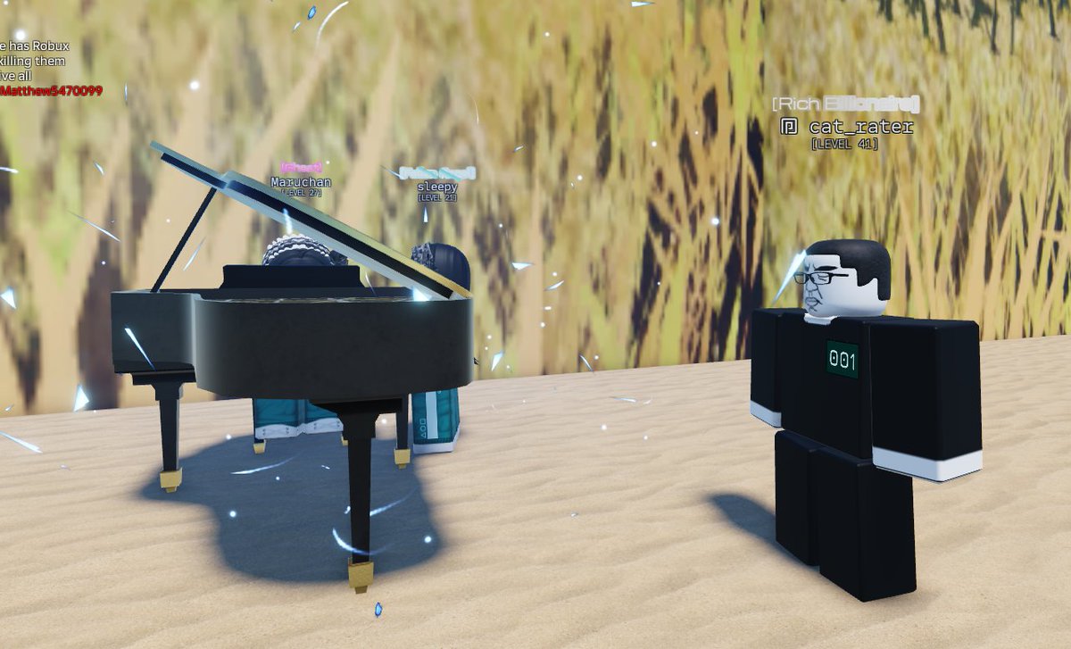 hes enjoying the music