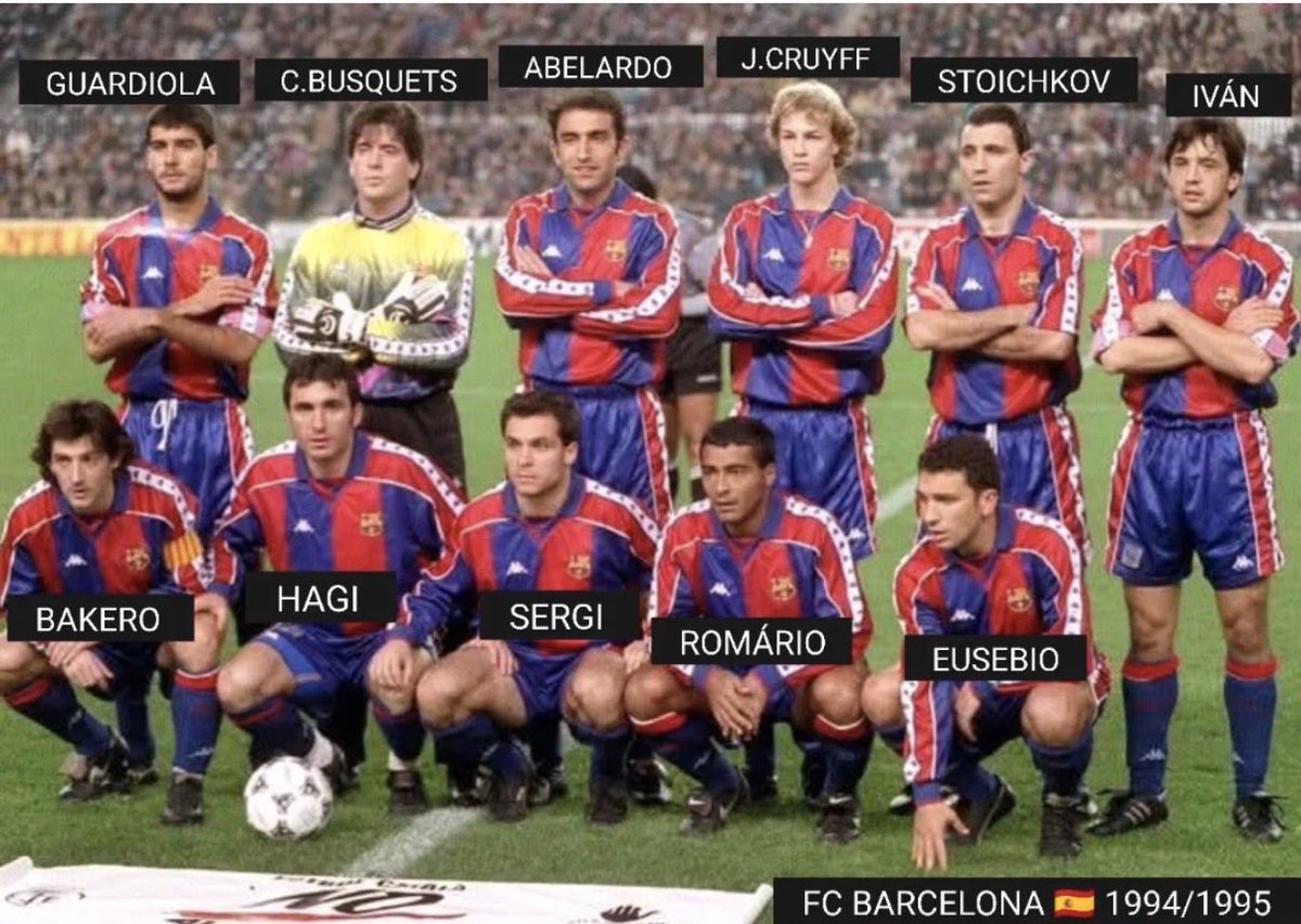 Barcelona 1994/95 #BarcelonaSC #Barca #Barcelona #LaLiga #Spain