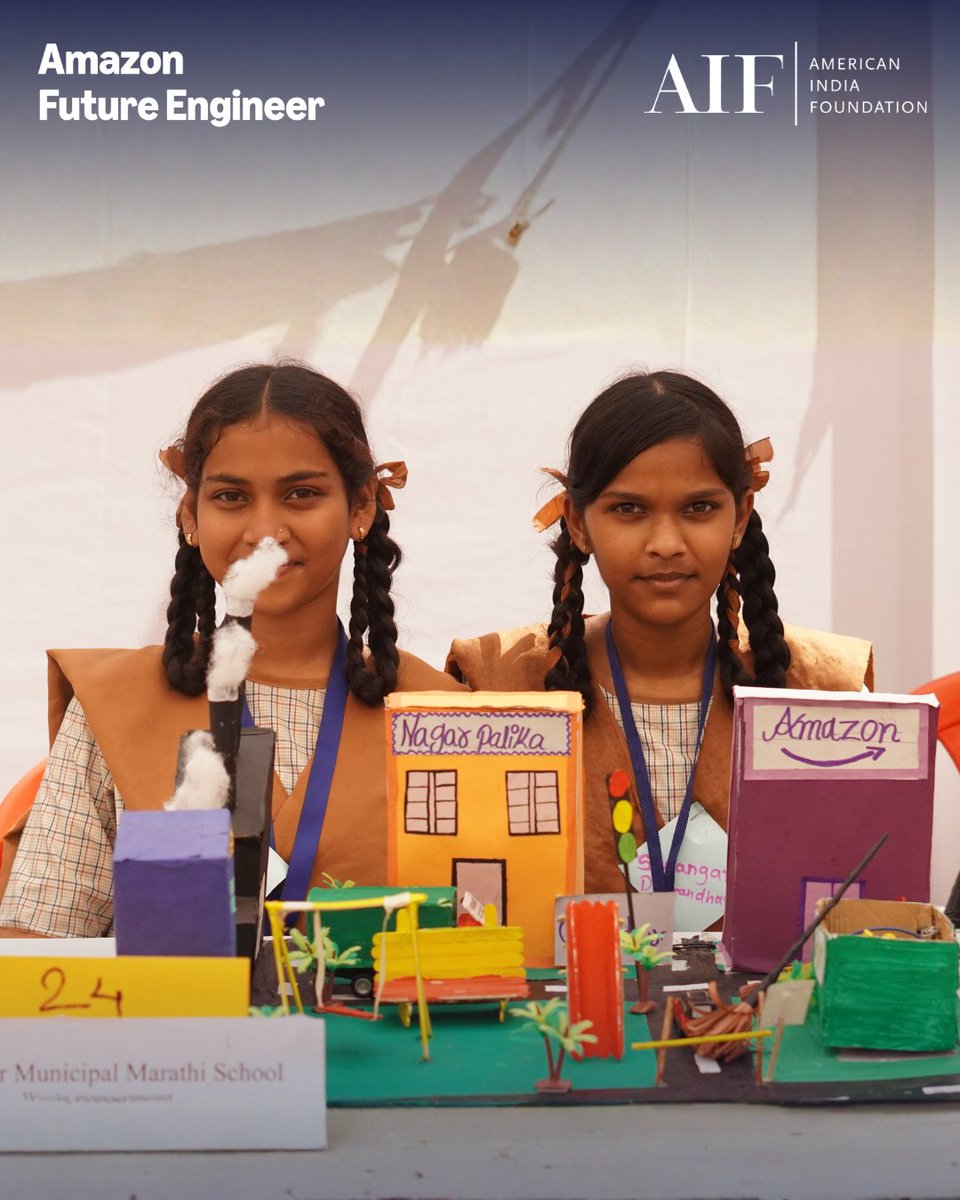 AIFoundation's tweet photo. STEM shines as students turn theory into prototypes at @Amazon Future Engineer  Digital Equalizer Showcase in Mumbai! #STEM #Innovation https://t.co/1qBJegVipb