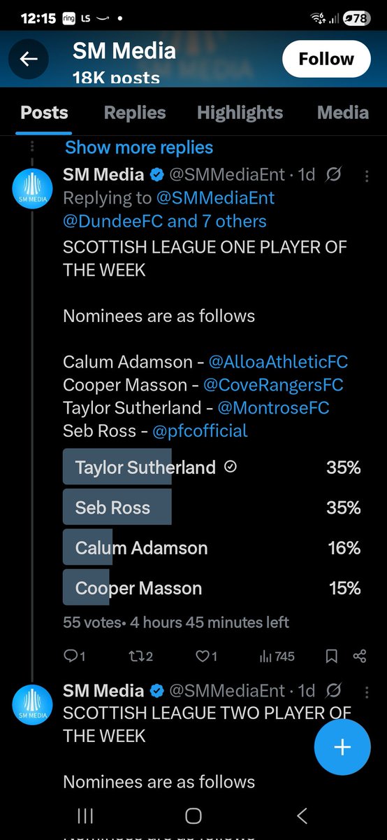 rememberth43059's tweet photo. @MontroseFC wee final push for taylor as player of the week only a few hours to go and its as tight it gets. https://t.co/O9sis7umxK