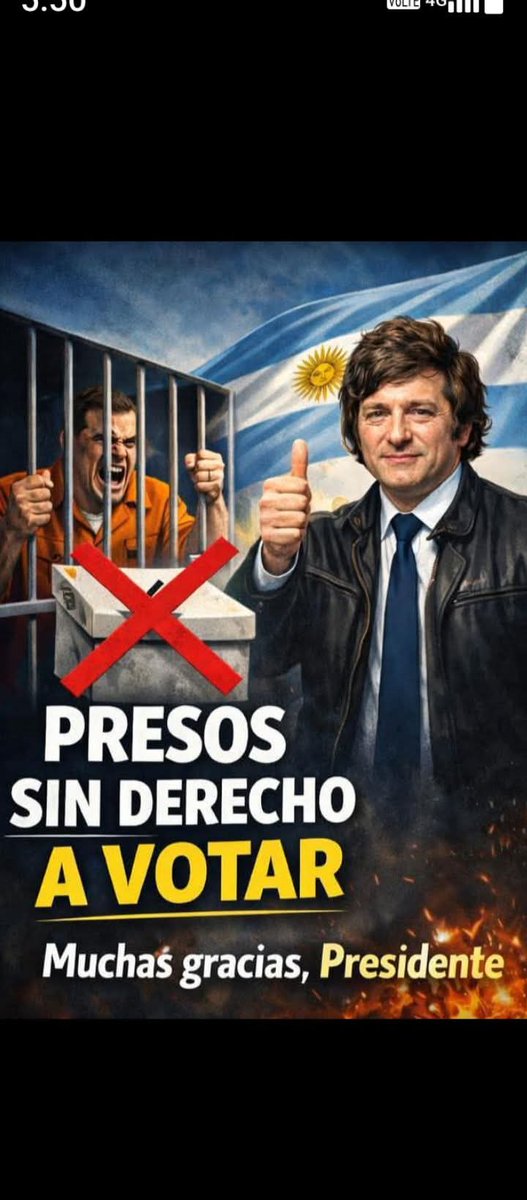 VASTA DE QUE LOS PRESOS VOTEN,NO ESTAN EN CONDICIONES DE HACERLO...