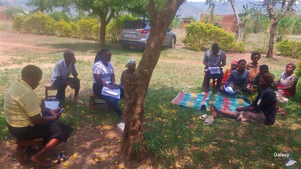 TembeyaMF's tweet photo. Tembeya Microfinance staff held a group meeting in Kyinyabakanzi Village, Muhokya Town Council in Kasese District, welcoming new members and promoting financial literacy, savings and access to inclusive financial services. Empowering communities for sustainable growth. https://t.co/XslrB8gc53