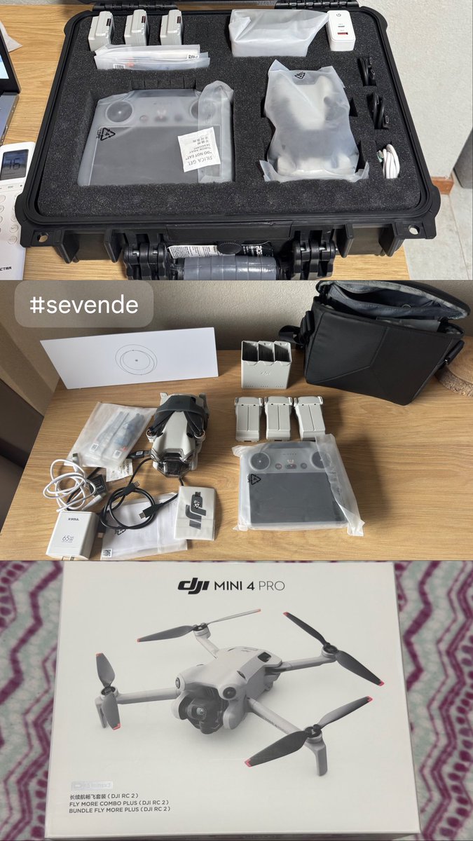 LeoCalderin's tweet photo. Vendo Drone mini 4 pro fly more combo
Con valija a prueba de agua y bolso viajero + accesorios https://t.co/2oCQF9TmE0