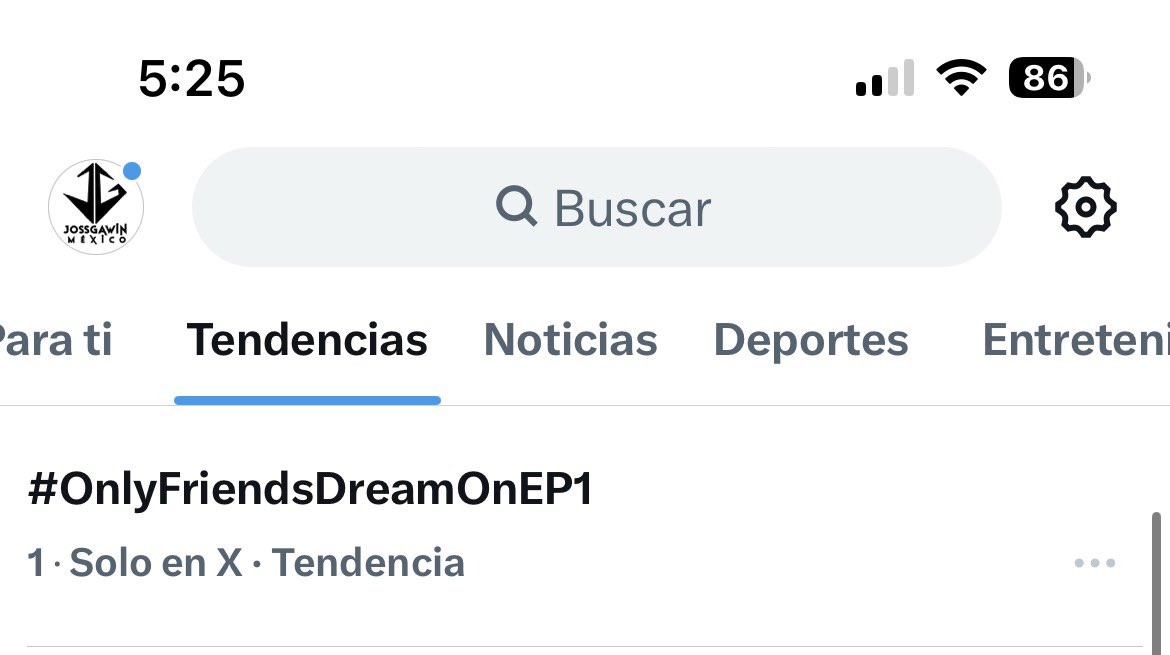 jossgawinmx's tweet photo. México en #1 en tendencias!!🔥🇲🇽

#OnlyFriendsDreamOnEP1 https://t.co/zRIeYkCyRQ