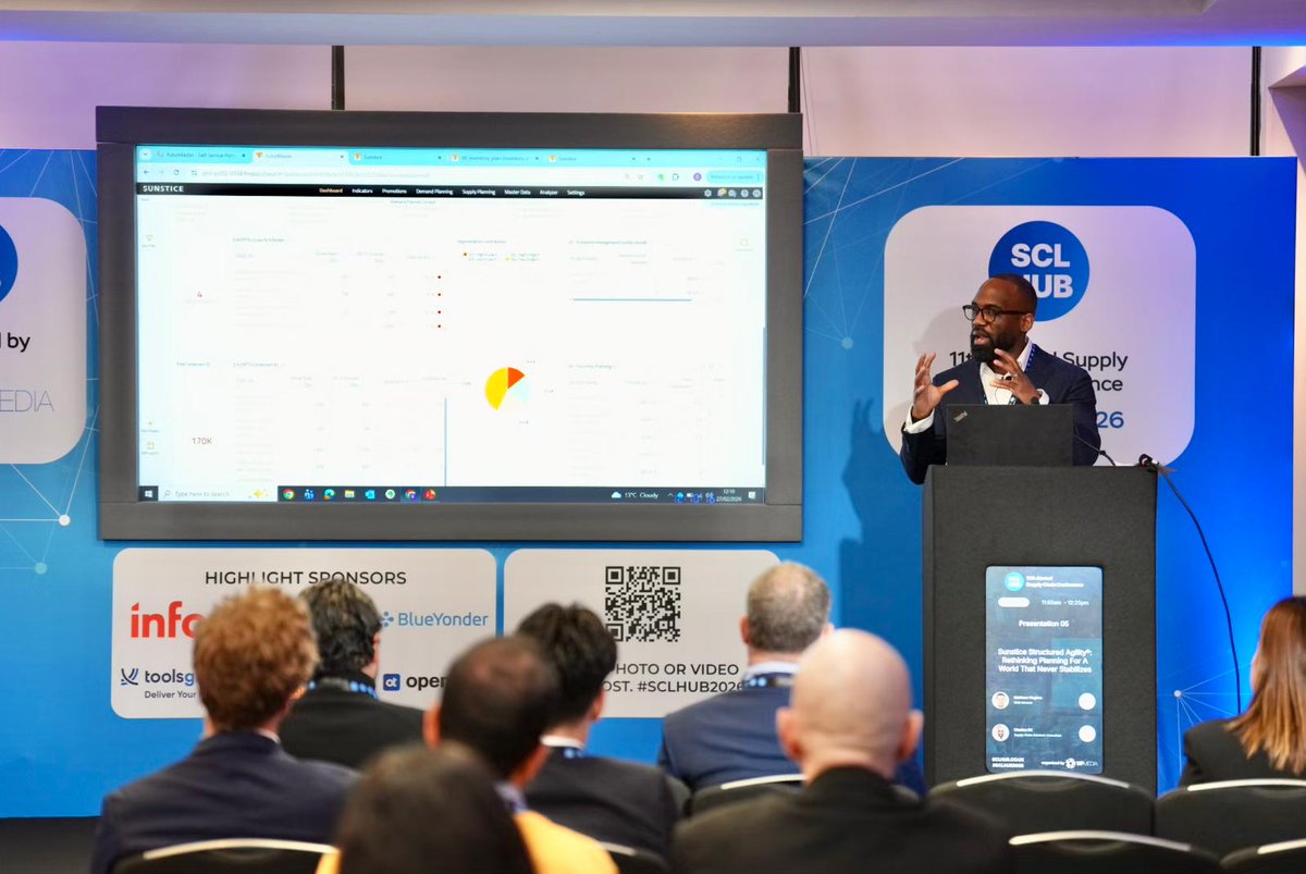 SclHub's tweet photo. A real range of presentations and discussions are happening right now, paving the way for innovation and growth within the Supply Chain world.

MEET | SHARE | LEARN

#SCLHUB2026 https://t.co/2d2k93qo2B