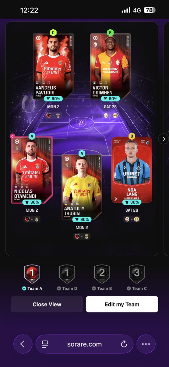 What teams got a chance? 460 points needed 🙌

Who would you add?