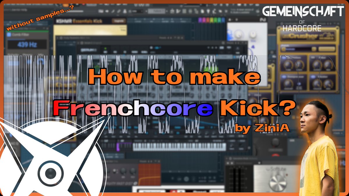 Frenchcore kicks tutorial by ZiniA フレンチコアキックの作り方(アタック編)
レーベル初のチュートリアル動画を投稿します！
第一弾はZiniA(<a href="/ZiniA0821/">ZiniA</a> )によるFrenchcore Kickの作り方となります🇫🇷
今後もお役立ち動画出しますのでぜひチャンネル登録お願いします🙌
youtu.be/gVdBowB-X58
