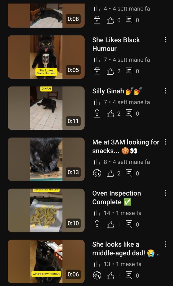 respa1997's tweet photo. Hi @TeamYouTube, I'm owner of @BlackCatGina, and since early January I'm consistently not getting to the shorts feed, with rare few exceptions. Why is this happening?

URL: https://t.co/lwyPGNUsb5 https://t.co/muGifdkBEC