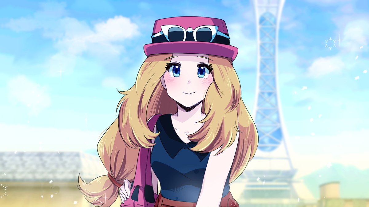 激レア凹凸複製画　★ART『ライラックセレナーデ』 豪華額装　約102×81cm POKEMON BIG LOVE !!! i drew serena!!! #ポケモンデー 30周年