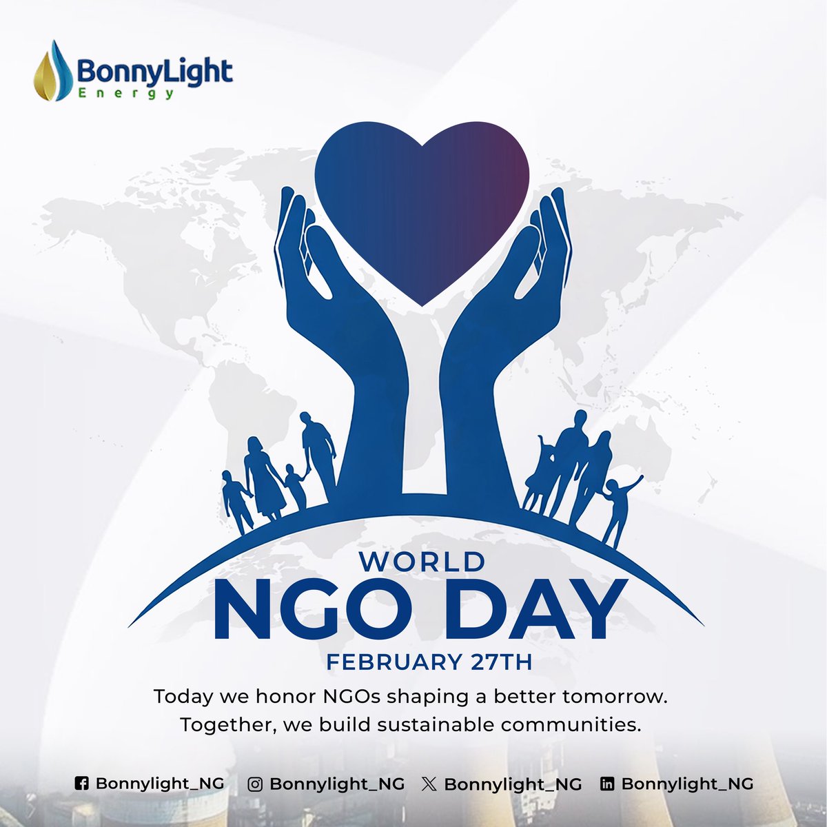 Bonnylight_NG's tweet photo. On World NGO Day, we celebrate NGOs, independent non-profit organizations driving social, environmental, and humanitarian impact. Stronger communities are built when businesses and civil society work together for sustainable progress. 

#WorldNGODay #NGO #CommunityDevelopment https://t.co/hOtgKkgYwF