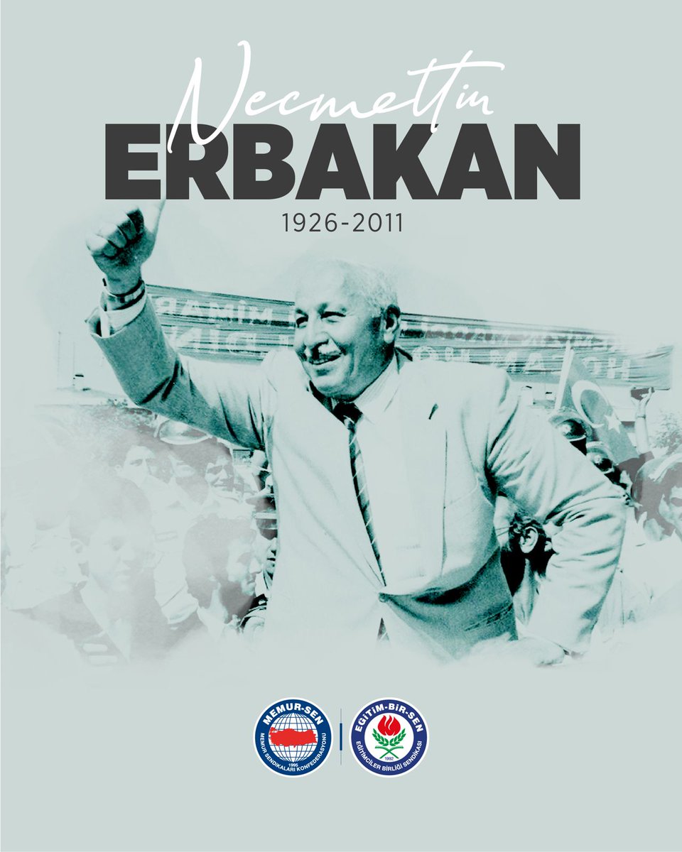 Milli Görüş hareketinin kurucusu, 54. Hükümetin Başbakanı Necmettin Erbakan Hocamızı vefatının yıl dönümünde rahmet ve minnetle anıyoruz.