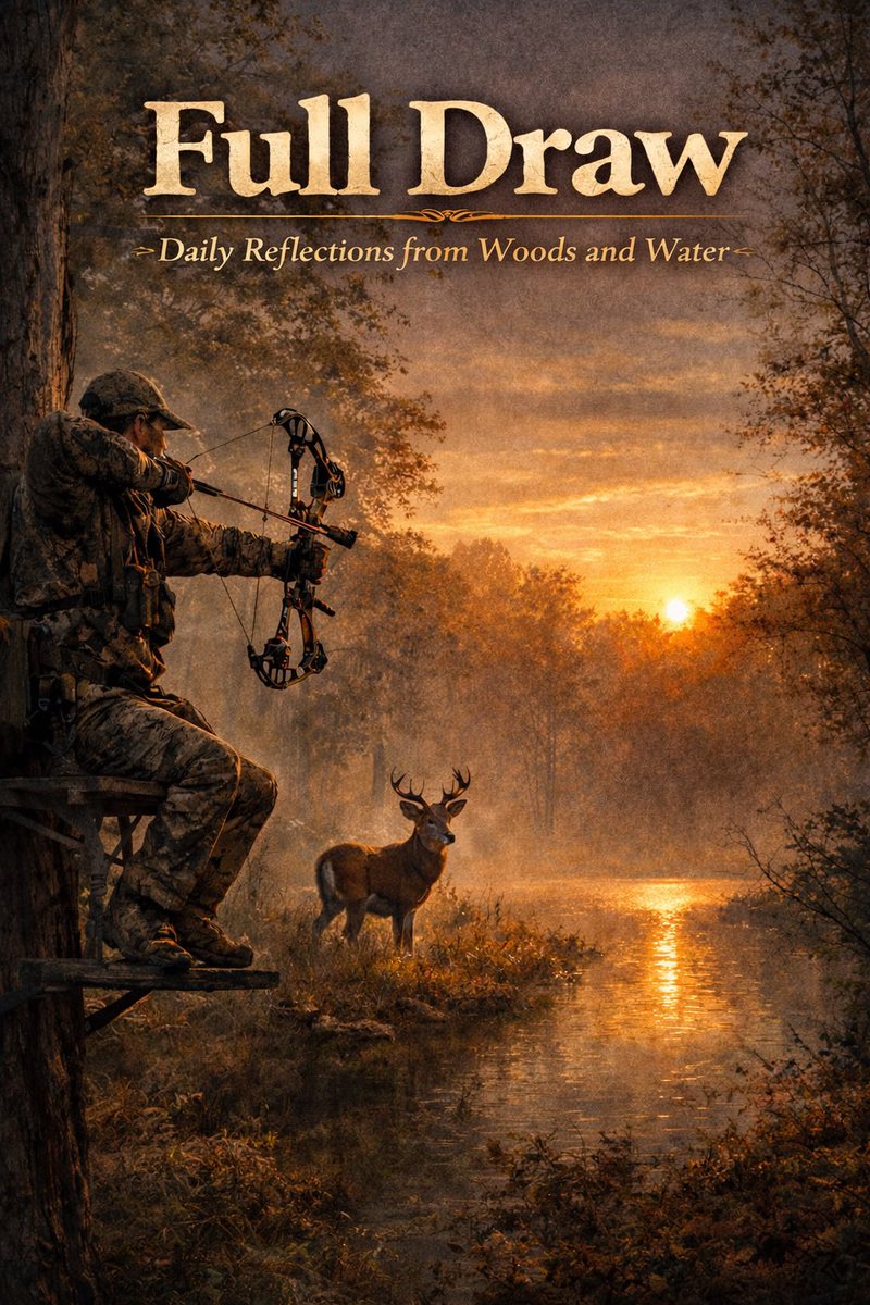 Day 58
Stay in the Woods | Full Draw: Daily Reflections from the Woods and Water

Depth comes to those who stay.

Don’t rush what presence can shape.

#FullDraw #WoodsAndWater #StayInTheWoods #Presence #MissouriBowHunters