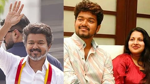 🚨 BIG! Actor and TVK chief Vijay’s wife, Sangeetha, has filed for DIVORCE in the Chengalpattu family court.

She has cited an alleged extramarital relationship (with an actress) and has sought DIVORCE on those grounds.