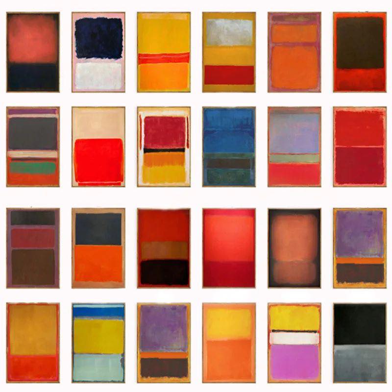 Marc Rothko (1903 Daugavpils, Letonia - 1970 Nueva York).