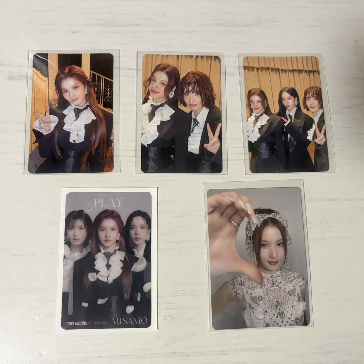 MISAMO PLAY ラキドロ トレカ 交換 譲）ミナ,モモ,all 求）2枚目以外の