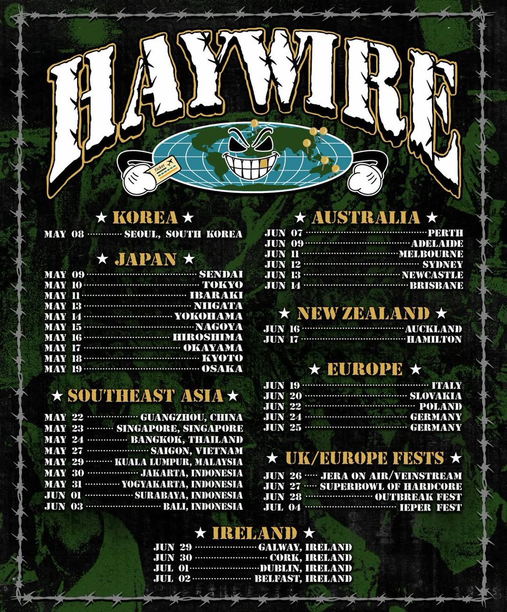 HAYWIRE Indonesian Tour 2026